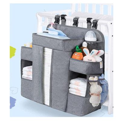 Isabelle & Max™ Crib Diaper Stacker Polyester in Gray, Size 7.0 W x 18.0 D in | Wayfair 5CD3D0B61E8342F4B2FF1DC14536736F