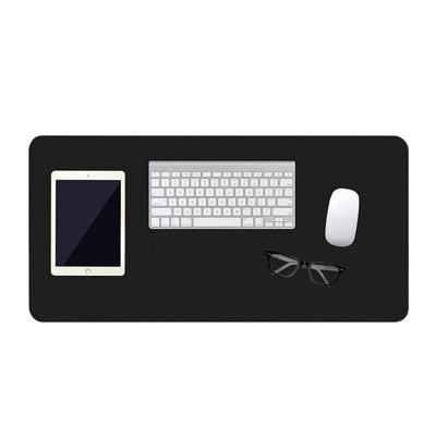 Ebern Designs Sophiaanne Waterproof Desk Pad Faux Leather in Black | 1 H x 30 W x 14 D in | Wayfair FFED53C8DCD14B50AAFF6F1BF11412C0