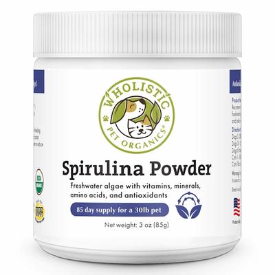 Spirulina Micronutrient Support for Dogs and Cats Supplement, 4 oz.