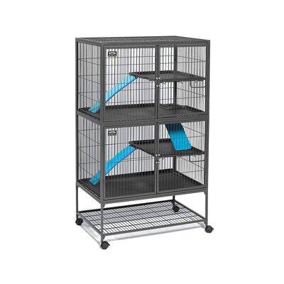 MidWest Homes for Pets Ferret Nation Unit Metal (provides the best ventilation) in Gray | 63.25 H x 36 W x 25 D in | Wayfair 182