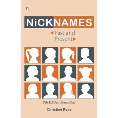 Nicknames Past And Present A List Of Nicknames For Given Names Used In The Past And Present Time