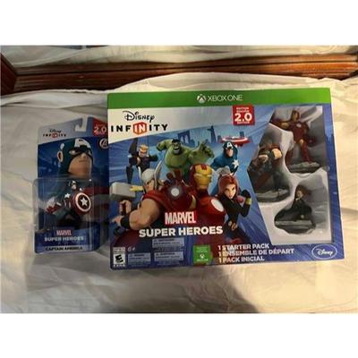Disney Video Games & Consoles | New Disney Infinity Marvel Super Heroes 2.0 Edition Xbox One W Captain America | Color: Blue/Red | Size: Os