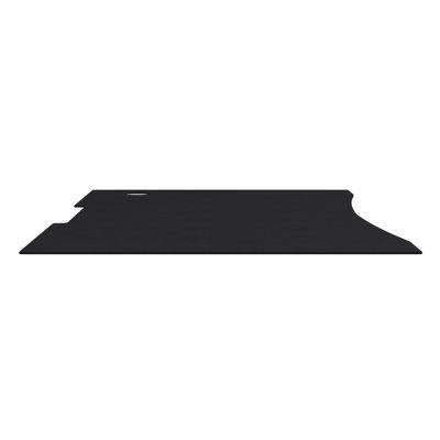 Inbox Zero Jumper Full Desktop Anti-Slip Rubber Mouse Pad w/ Micro Weave Surface Plastic in Black | 0.12 H x 45.75 W x 23.75 D in | Wayfair