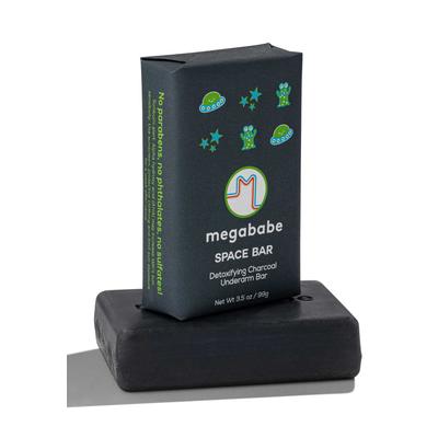 Plus Size Women's Space Bar Detoxifying Charcoal Underam Bar by Megababe in O (Size ONE SIZE)