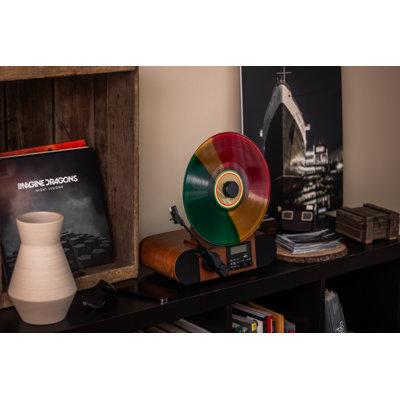 Fuse Audio Fuse Vert At - Vertical Vinyl Record Player w/ Bluetooth & Audio Technica Needle Cartridge | 15.1 H x 14.1 W x 8.6 D in | Wayfair