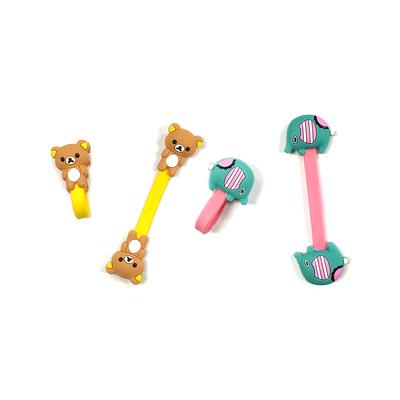 Wrapables Headphone Accessories - Wrapables Cute Animals Cord Organizer, Earphone Wrap - Bear & Elephant