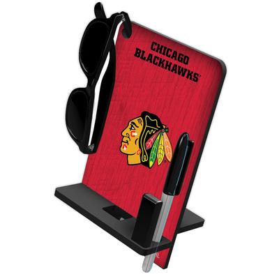 Chicago Blackhawks Four in One Desktop Phone Stand