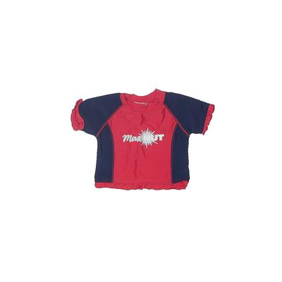 Rash Guard: Red Print Sporting & Activewear - Size 12 Month