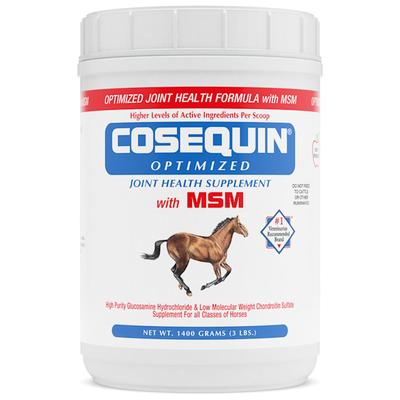 COSEQUIN Optimized with MSM Joint Health Supplement for Horses, 1400 Grams