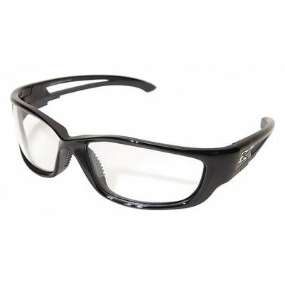 EDGE EYEWEAR SK-XL111VS Safety Glasses, Wraparound Clear Polycarbonate Lens,