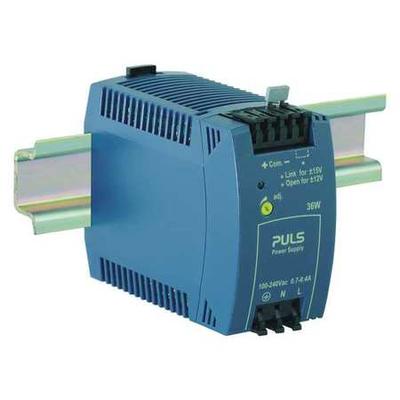 PULS ML30.106 DC Power Supply, 100/240V AC, 12/15V DC, 36W, 1.4-2.8A, DIN Rail