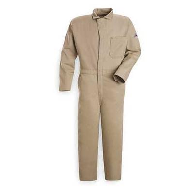 VF IMAGEWEAR CEC2KH RG 48 Flame Resistant Contractor Coverall, Khaki, XL