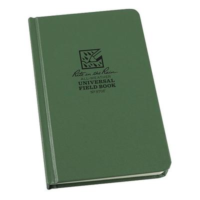RITE IN THE RAIN 970F All Weather Notebook,Green Cover Color