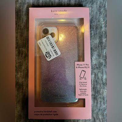 Kate Spade Cell Phones & Accessories | New Kate Spade Glitter Case For Apple Iphone 11 Pro & X/Xs | Color: Pink/Purple | Size: Iphone 11 Pro/X/Xs