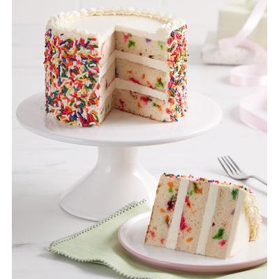 1-800-Flowers Birthday Delivery Rainbow Sprinkle Celebration Cake 6"
