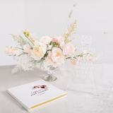 Koyal Wholesale Custom Fall Baby Shower Guestbook w/ Gold Accents, Watercolor Boho Florals, Scrapbook, Photo Album | Wayfair A3PP08314
