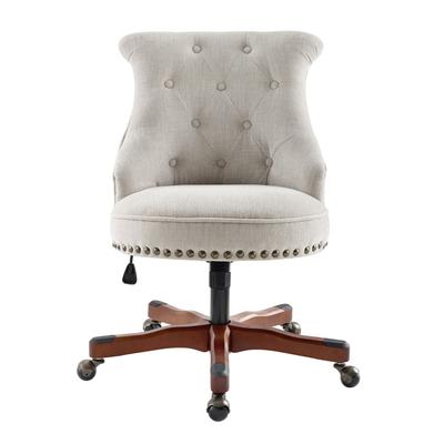 Sinclair Office Chair by Linon Home Décor in Natural