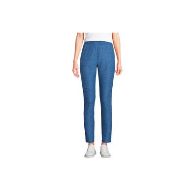 Women's Petite Active High Rise Soft Performance Refined Tapered Ankle Pants - Lands' End - Blue - XL
