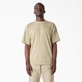 Dickies Men's Bandon Short Sleeve T-Shirt - Desert Sand Pigment Wash Size XL (WSR54)