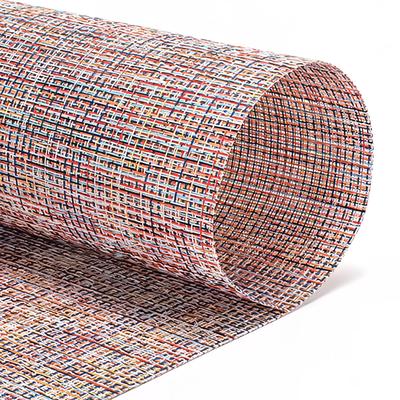 Front of the House XPM126MUV83 Rectangular Metroweave Woven Vinyl Placemat - 16" x 12", Sprinkles, Multi-Colored