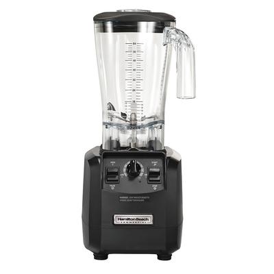 Hamilton Beach HBH550 Countertop Drink Commercial Blender w/ Polycarbonate Container, 64-oz. Capacity, 3 HP, Black, 120 V