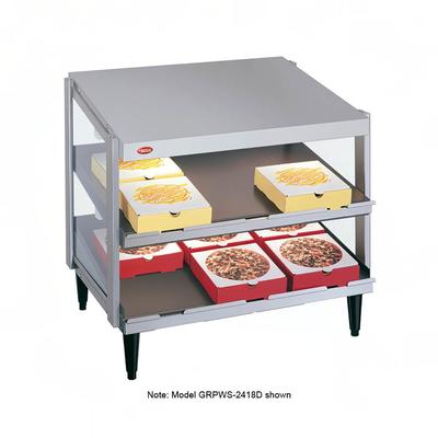 Hatco GRPWS-3624D Glo-Ray 36" Heated Pizza Merchandiser w/ 2 Levels, 120v, 1800 W, Stainless Steel