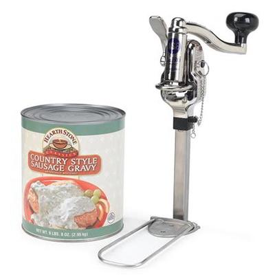Nemco 56050-1 CanPRO Compact Permanent Can Opener w/ Gearless Drive 10 Can Capacity Stainless Aluminum, Stainless Steel