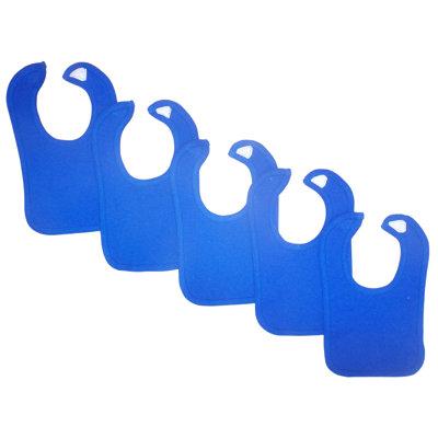 Bambini Baby Bibs (Pack Of 5) Cotton in Blue | 1 H x 6 W in | Wayfair LS_0170