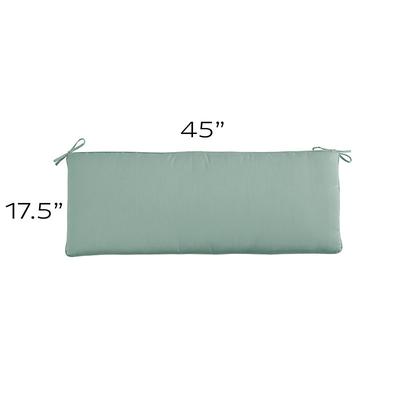 Replacement Bench Cushion - 45x17.5 - Knife Edge, Canvas Taupe Sunbrella - Ballard Designs Canvas Taupe Sunbrella - Ballard Designs