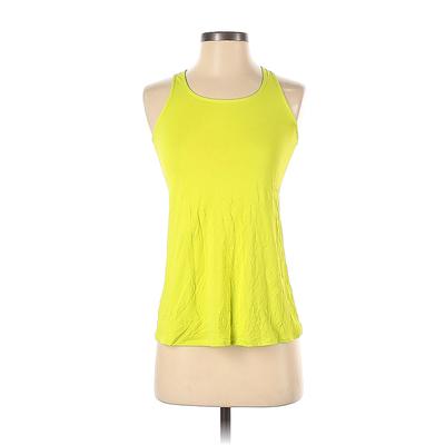 Track & Field Active Tank Top: Yellow Activewear - Women's Size Small
