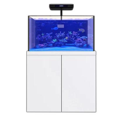 AQUA DREAM Coral Reef Aquarium 100 Gallon Fish Tank Complete Set in White | 39.4 H x 24 W x 19.7 D in | Wayfair REEF-1060-WT