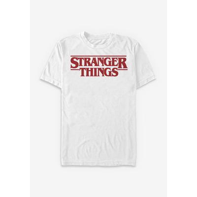 Men's Big & Tall Stranger Things Tee by Netflix in White (Size XLT)