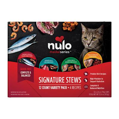 MedalSeries Signature Stew Variety Pack Wet Cat Food, 2.8 oz., Count of 12