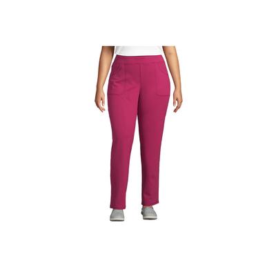 Women's Plus Size Active 5 Pocket Pants - Lands' End - Purple - 2X