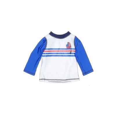 Cat & Jack Rash Guard: White Sporting & Activewear - Size 3-6 Month