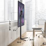 ONKRON TV Floor Stand - TV Mount Stand for 26-65 Inch LCD LED TVs up to 77 lbs - Height Adjustable TV Stand Metal in Black | Wayfair TS1140