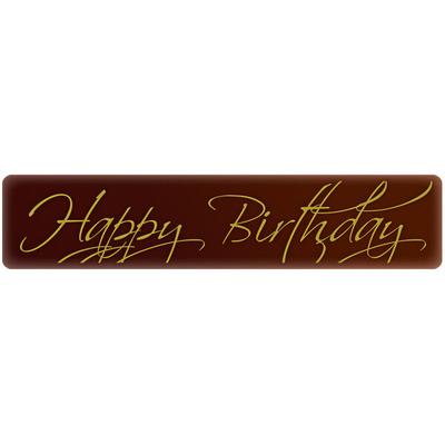 Chocolatree Happy Birthday Chocolate Decoration - 420/Case