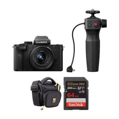 Panasonic Lumix G100 Mirrorless Camera with 12-32mm Lens, Tripod Grip, and Accessorie DC-G100VK