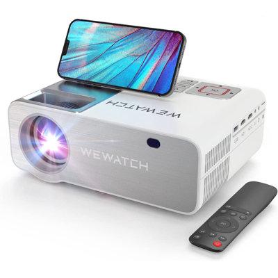 WEWATCH 15000 Lumens Portable Home Theater Projector | 5.55 H x 12.01 W x 13.23 D in | Wayfair V53S