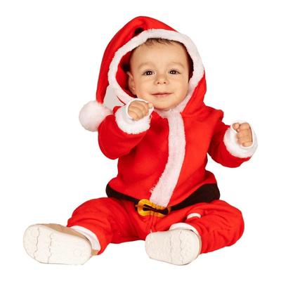 Baby / Toddler Santa Jumpsuit With Fur