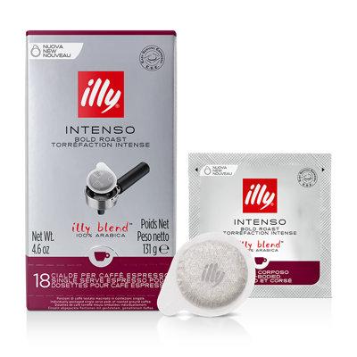 Illy Coffee ESE Pods, Intenso Dark Roast, 18 Count (Pack of 12) in Brown | Wayfair 7999
