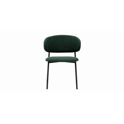 Zoya Dining Chair Green Bouclé