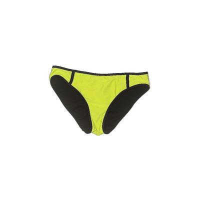Tyr Huntington Beach Swimsuit Bottoms: Yellow Color Block Swimwear - Women's Size Small