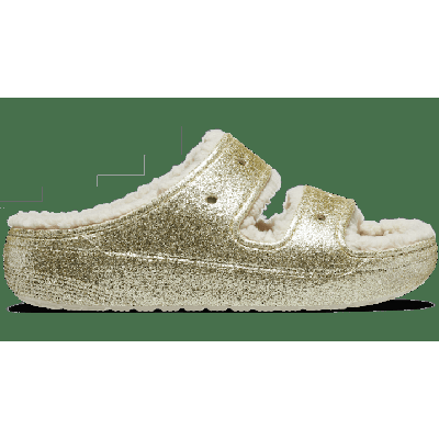 Crocs Stucco Classic Cozzzy Glitter Ii Sandal Shoes