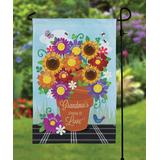 Personalized Planet Garden Flags N/a - Blue 'Grandma's Garden of Love' Personalized Names Garden Flag