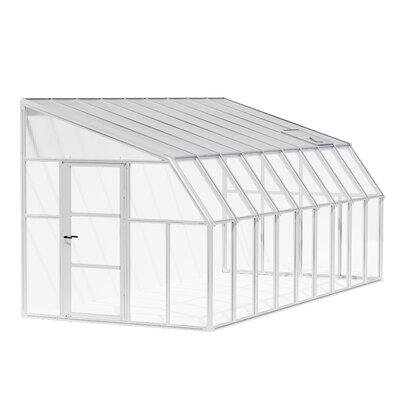 Canopia Sunroom 2 Greenhouse Acrylic Panels/Resin/Polycarbonate Panels in White | 104.7 H x 150 W x 102 D in | Wayfair 702131