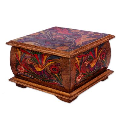 Birds of Tonala,'Hand Crafted Decorative Decoupage Box'