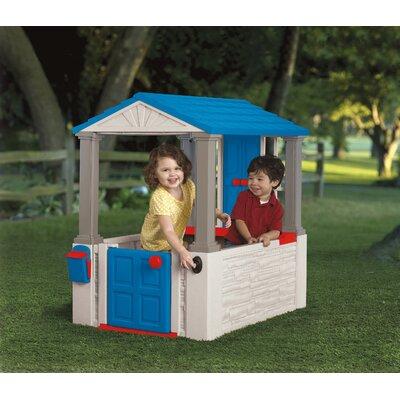 American Toys Role Play & Furniture 2.52' x 3.63' Indoor/Outdoor Playhouse in Blue/Gray | 40.5 H x 43.5 W x 30.25 D in | Wayfair 18000