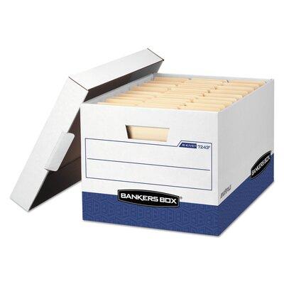 Bankers Box® R-Kive Max Box, Letter Lgl, Paper, 12 x 15 x 10, White Blue, 12 Ctn | 10 H x 28.75 W x 20.5 D in | Wayfair FEL07243
