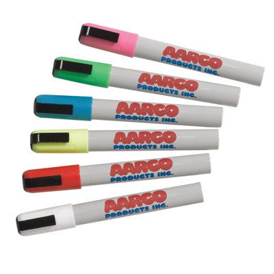 AARCO Neon Dry-Erase Marker | 5.75 H x 1 W x 1 D in | Wayfair MFL-6
